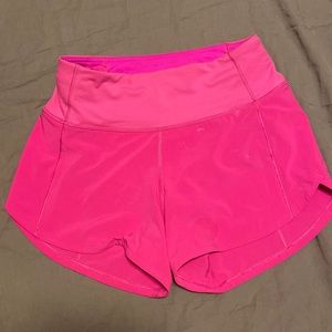 Lululemon size 0 tall, Pink shorts